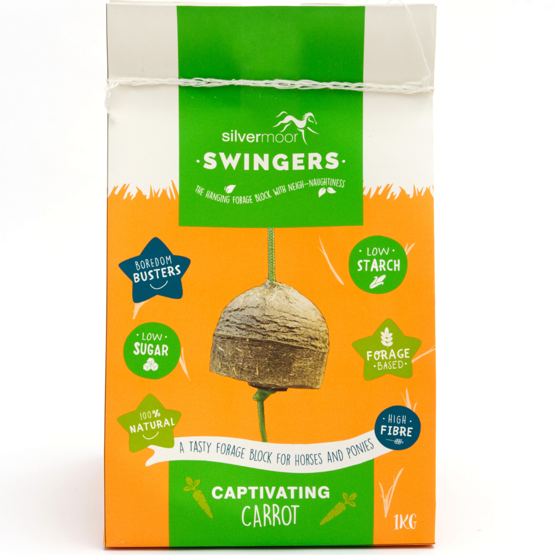 Captivating Carrot Swinger in new fully recyclable paper packaging